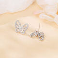 wholesale 925 Sterling Silver **stunning Zircon Butterfly Earrings: Elegant Jewelry For Special Occasions**-0-3