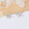 wholesale 925 Sterling Silver Elegant Silver Metallic Bows For Gift Wrapping And Decor-0-4