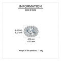 wholesale 925 Sterling Silver Elegant Moissanite Stud Earrings With Classic Halo Design – Luxury Jewelry-0-3