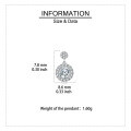wholesale 925 Sterling Silver Elegant Moissanite Halo Earrings Radiating Sophistication-0-4