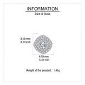 wholesale 925 Sterling Silver Elegant Moissanite-studded Silver Stud Earrings: Timeless Beauty For Everyday Luxury-0-3