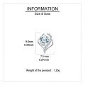 wholesale 925 Sterling Silver Elegant Heart-shaped Moissanite Earrings-0-3
