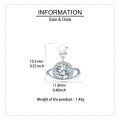 wholesale 925 Sterling Silver Elegant Star Charm Moissanite Earrings In Silver Setting-0-3