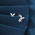 wholesale 925 Sterling Silver Elegant Dragonfly & Butterfly Earrings In Sterling Silver With Cubic Zirconia Accents-0-3