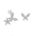 wholesale 925 Sterling Silver Elegant Dragonfly & Butterfly Earrings In Sterling Silver With Cubic Zirconia Accents-0-0