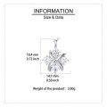 wholesale 925 Sterling Silver Elegant Zircon Cross Pendant Necklace In Sterling Silver – Timeless Luxury Jewelry-0-3