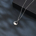 wholesale 925 Sterling Silver Elegant Pearl & Zircon Teardrop Pendant Necklace In Sterling Silver-0-5