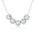 wholesale 925 Sterling Silver **zircon-encrusted Heart-shaped Pendant Necklace**-0-1