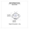 wholesale 925 Sterling Silver Elegant Zircon Pendant With Interlocking Rings And Sparkling Accents – Timeless Jewelry Piece-0-3