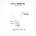 wholesale 925 Sterling Silver Celestial Elegance Moon & Star Moissanite Necklace-0-3