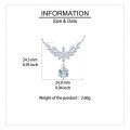 wholesale 925 Sterling Silver Elegant Floral Moissanite Necklace With Marquise-cut Petals And Round Pendant Drop-0-3