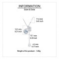 wholesale 925 Sterling Silver Elegant Moissanite Butterfly Necklace With Sparkling Gemstone Pendant-0-3