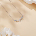 wholesale 925 Sterling Silver Elegant Star Constellation Moissanite Necklace With Sparkling Celestial Charm-0-4