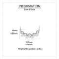 wholesale 925 Sterling Silver Elegant Zircon Necklace With Butterfly Accents On Delicate Silver Chain – Timeless Beauty-0-3