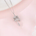 wholesale 925 Sterling Silver Sterling Silver Carousel Pendant Necklace With Crystal Accents And Charm Bell-0-5