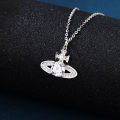 wholesale 925 Sterling Silver Elegant Zircon Pendant Necklace With Matching Rings: Timeless Luxury Jewelry-0-4
