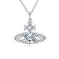 wholesale 925 Sterling Silver Elegant Zircon Pendant Necklace With Matching Rings: Timeless Luxury Jewelry-0-1