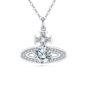 wholesale 925 Sterling Silver Elegant Zircon Pendant Necklace With Matching Rings: Timeless Luxury Jewelry-0-0