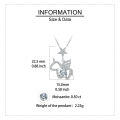 wholesale 925 Sterling Silver Stellar Elegance: Moissanite-studded Star Wing Pendant Necklace-0-2