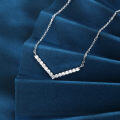 wholesale 925 Sterling Silver Elegant Moissanite Necklace: Sparkling Classic Jewelry For Timeless Elegance-0-3