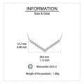 wholesale 925 Sterling Silver Elegant Moissanite Necklace: Sparkling Classic Jewelry For Timeless Elegance-0-2