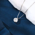 wholesale 925 Sterling Silver Elegant Solitaire Moissanite Pendant In Sterling Silver-0-3