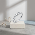 wholesale 925 Sterling Silver Cat Ring With Moon Design-0-2