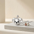wholesale 925 Sterling Silver Koala Charm Photo Locket Necklace-0-1
