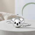 wholesale 925 Sterling Silver Koala Charm Photo Locket Necklace-0-2