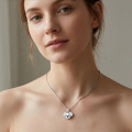 wholesale 925 Sterling Silver Koala Charm Photo Locket Necklace-0-3