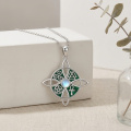 wholesale 925 Sterling Silver Celtic Moonstone Pendant Necklace-0-1