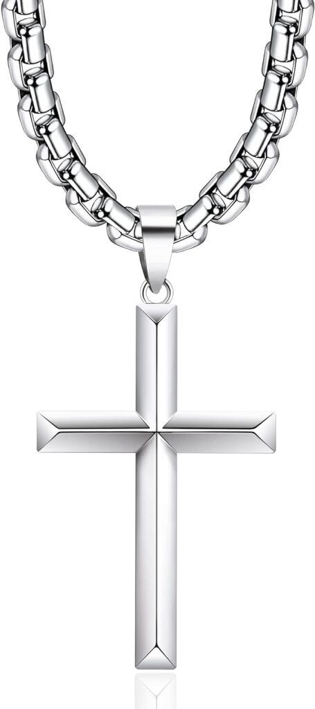 Cross Necklace 925 Sterling Silver Cross Pendant Necklace Cross Jewelry Gifts for Women-0