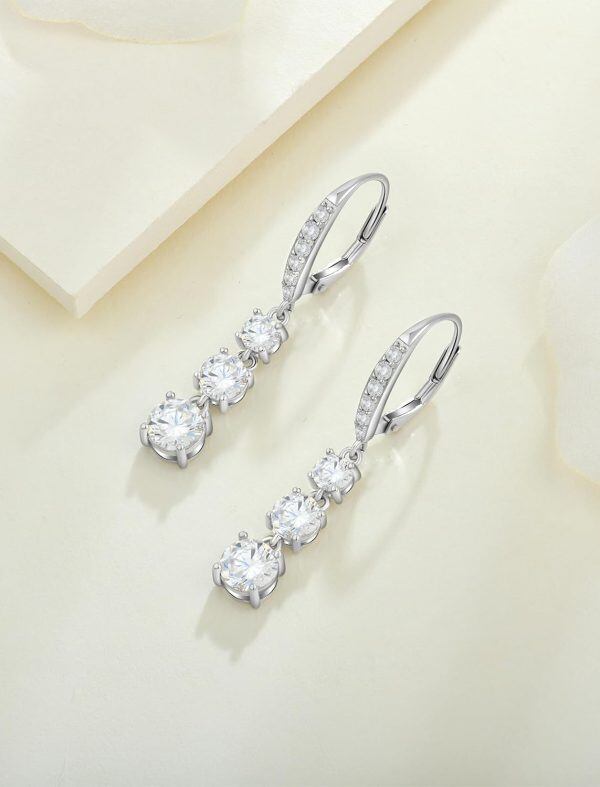 Sterling Silver Dangle Earrings-4