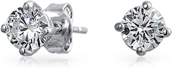 Sterling Silver Stud Earrings-2