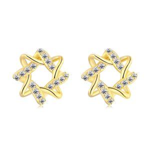 Sterling Silver Stud Earrings-0