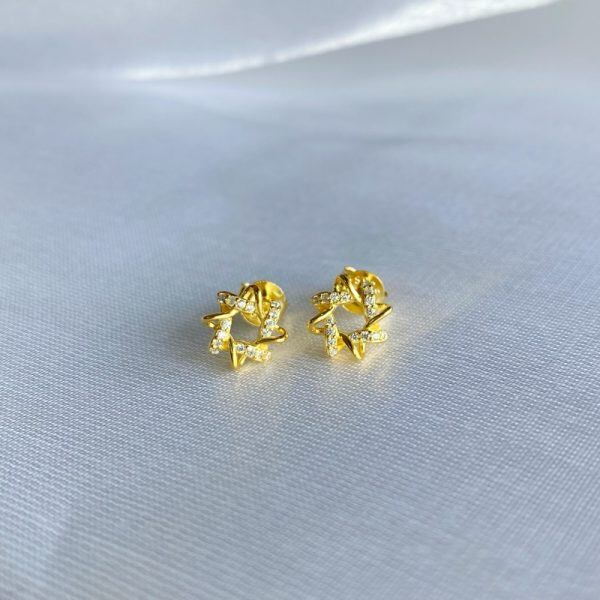 Sterling Silver Stud Earrings-2