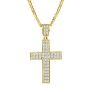 Sterling Silver Cross Necklace-0