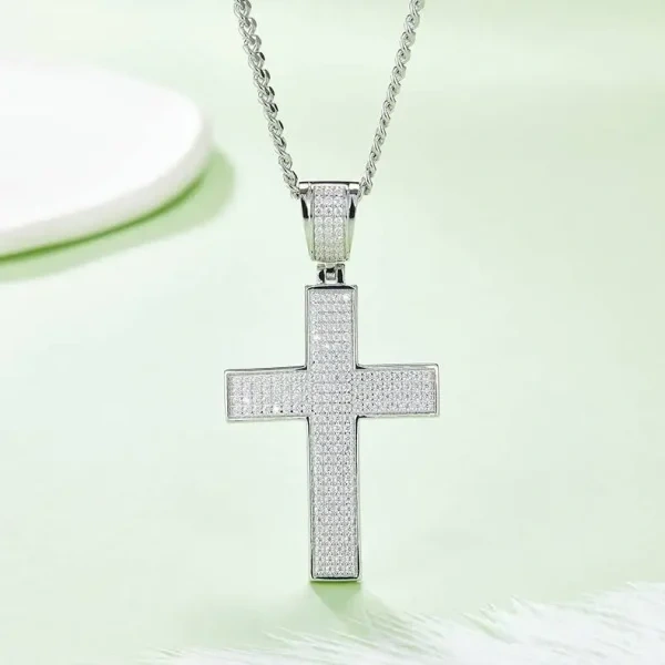 Sterling Silver Cross Necklace-2