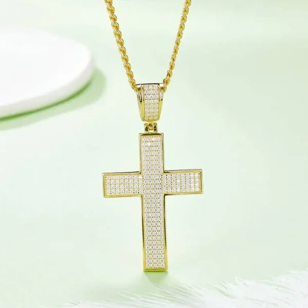 Sterling Silver Cross Necklace-3