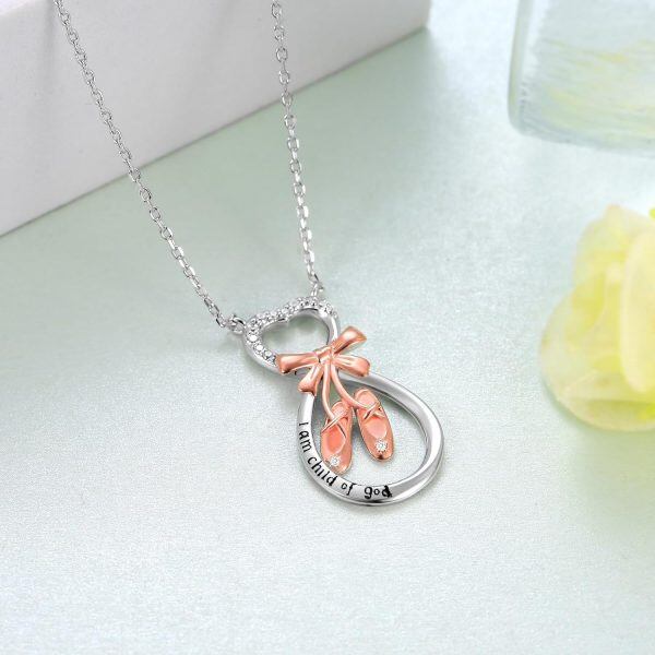 Sterling Silver Ballerina Necklace-2