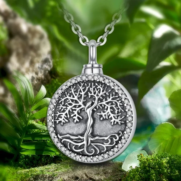 Sterling Silver Tree Of Life Necklace-1