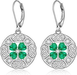 Sterling Silver Celtic Earrings-0