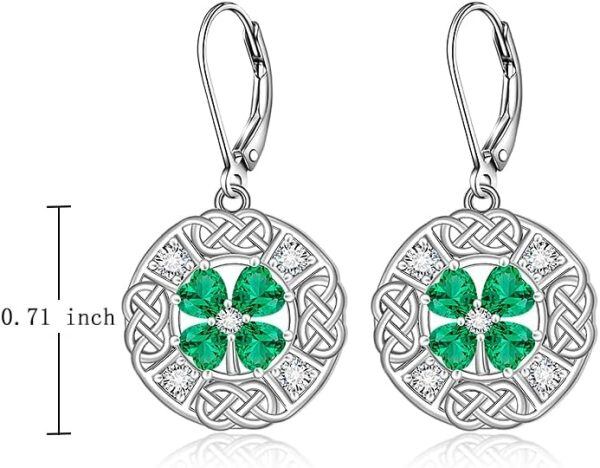 Sterling Silver Celtic Earrings-3