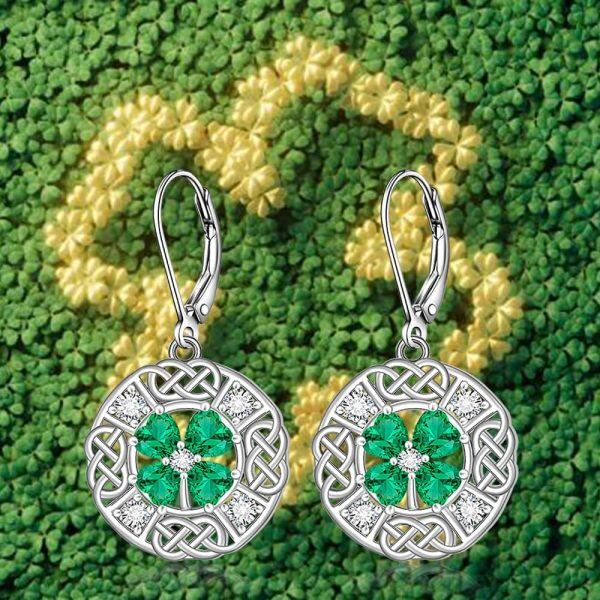 Sterling Silver Celtic Earrings-7