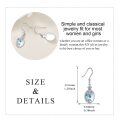 wholesale 925 Sterling Silver Blue Moonstone Dragonfly Filigree Drop Earrings-0-4