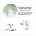 wholesale 925 Sterling Silver Origami Cat Hoop Earrings for Women - Fashion Jewelry-0-2