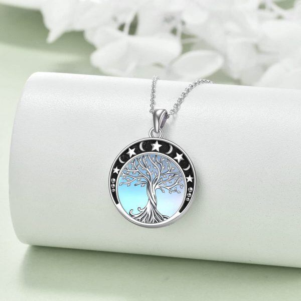 Sterling Silver Tree Of Life Necklace-2