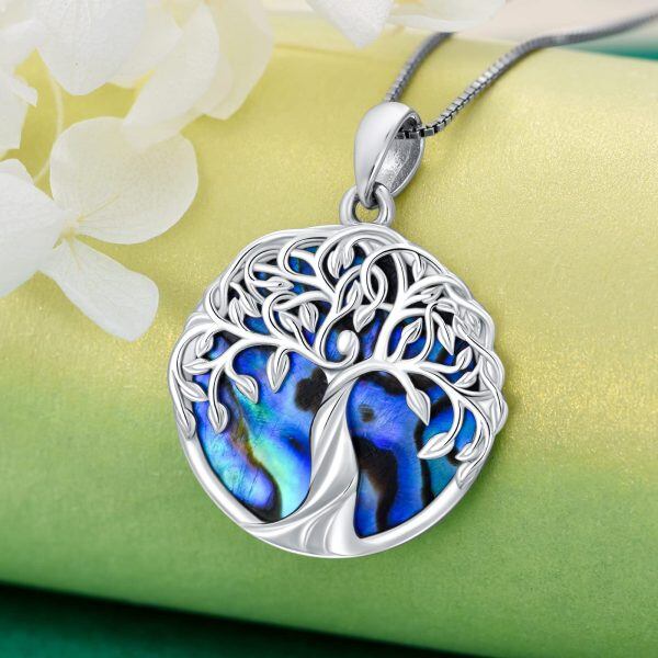 Sterling Silver Tree Of Life Necklace-1