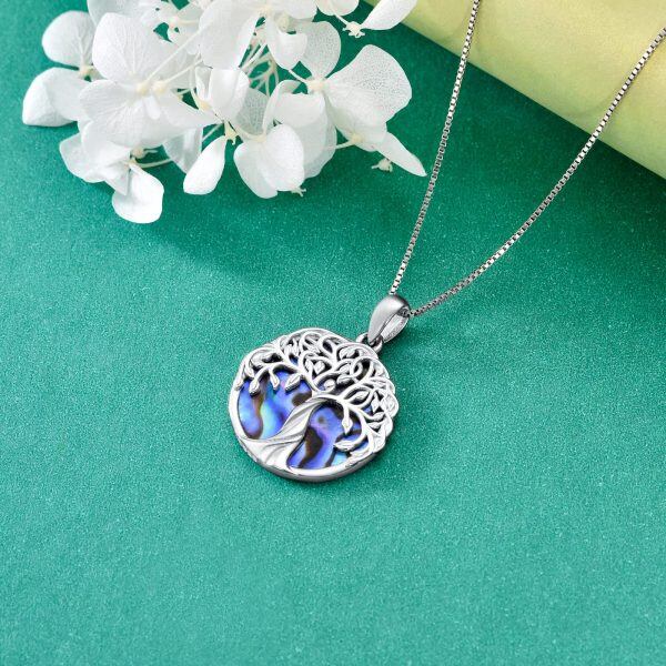 Sterling Silver Tree Of Life Necklace-2