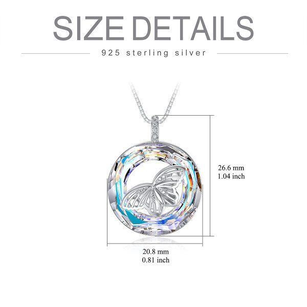 Sterling Silver Butterfly Necklace-5